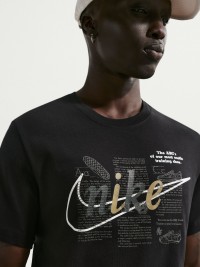 Футболка мужская Nike U NSW TEE STD CELEBRATE BRND черная IH1141-010 изображение 6