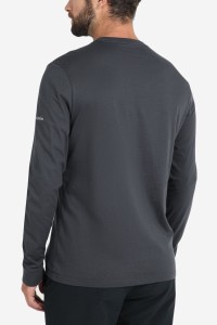  Футболка с длинным рукавом мужская Columbia Blue Reef™ LS Graphic Tee черная 1937541-011 изображение 3