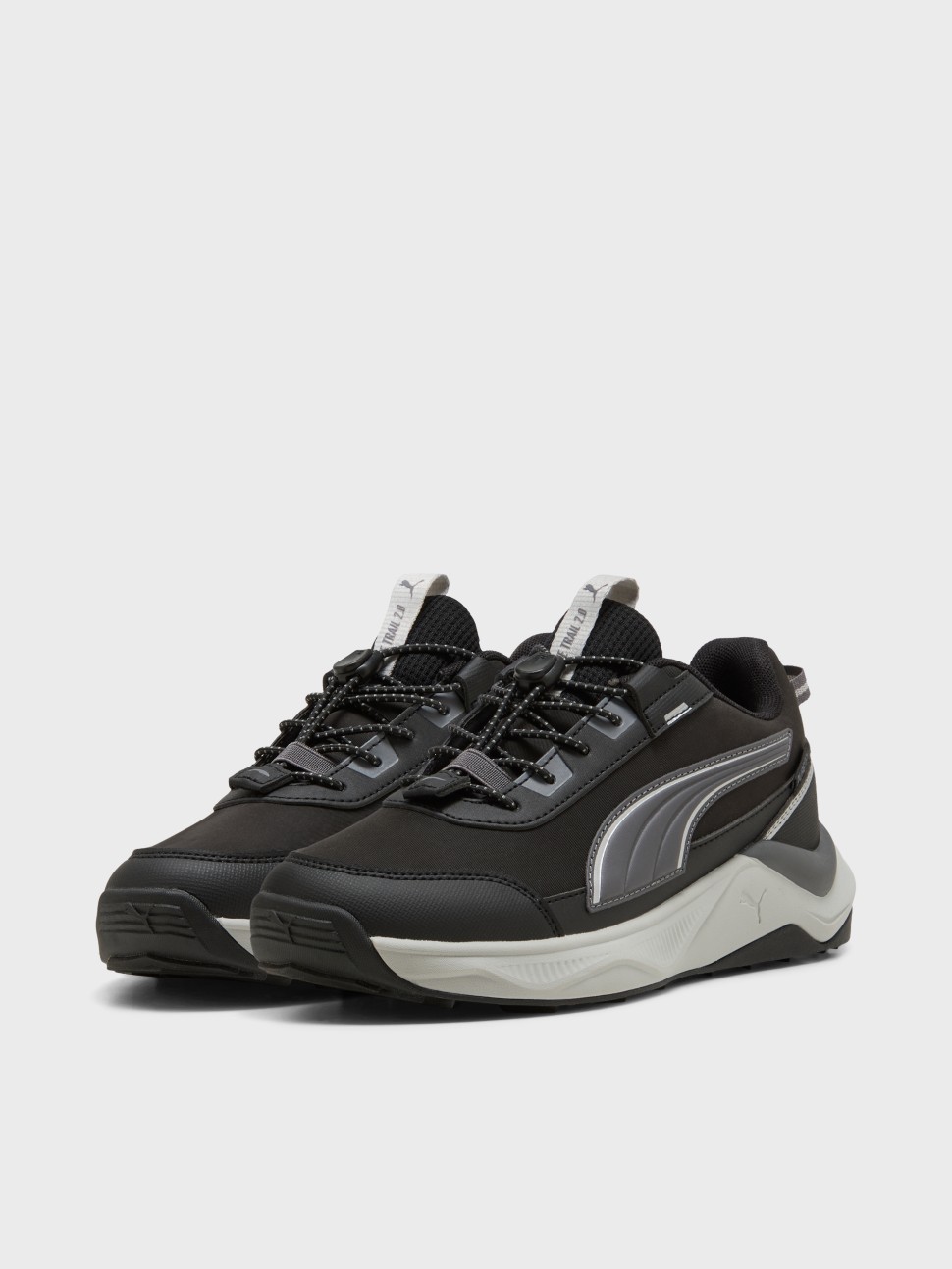 Кросівки дитячі Puma Evolve 2.0 Trail Puretex Lo Jr чорні 31380601 — фото 3