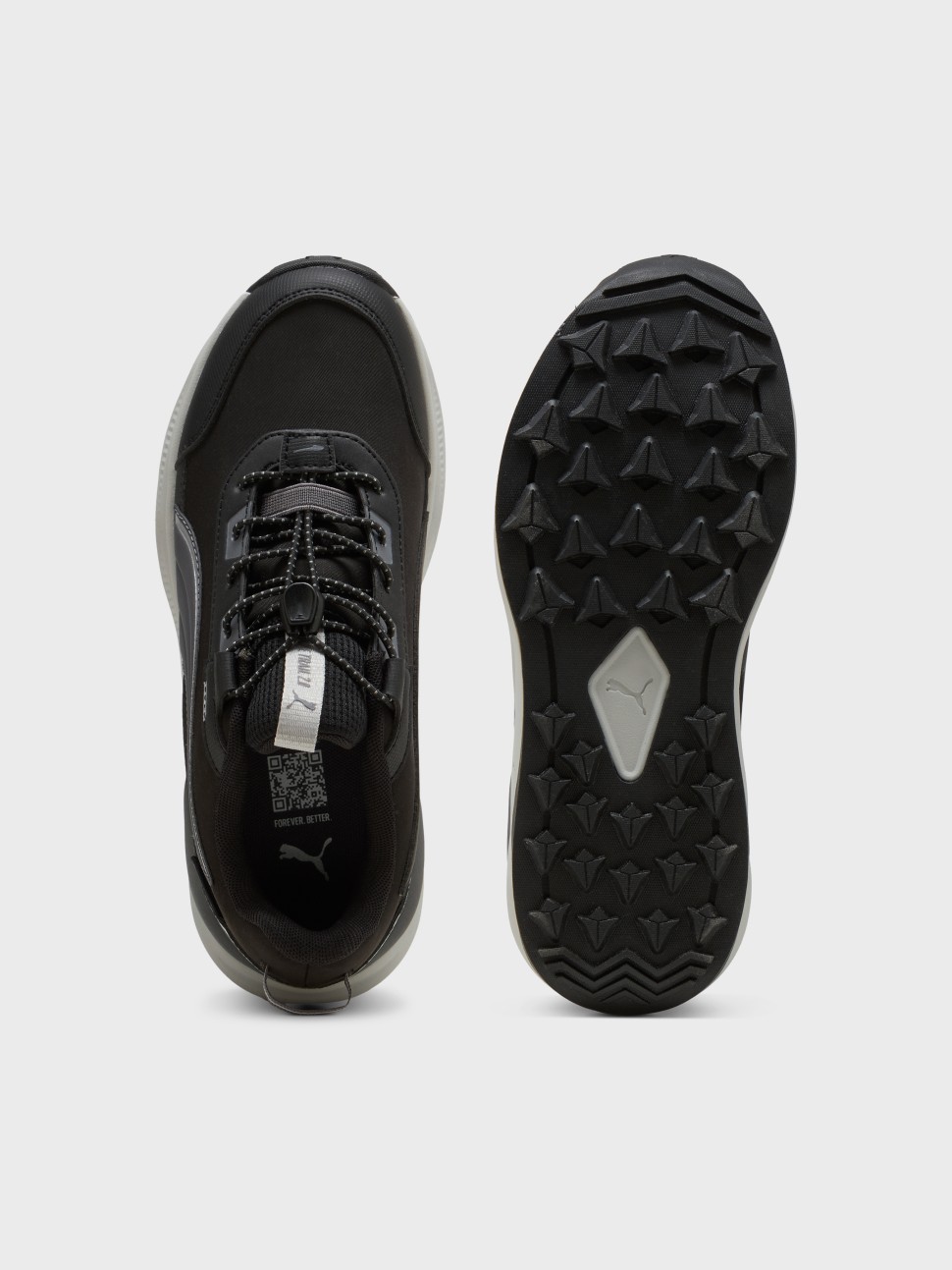Кросівки дитячі Puma Evolve 2.0 Trail Puretex Lo Jr чорні 31380601 — фото 7