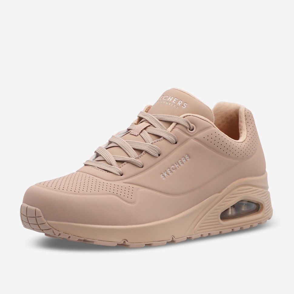 Кроссовки женские Skechers Uno - Stand On Air бежевые 73690 SND изображение 2