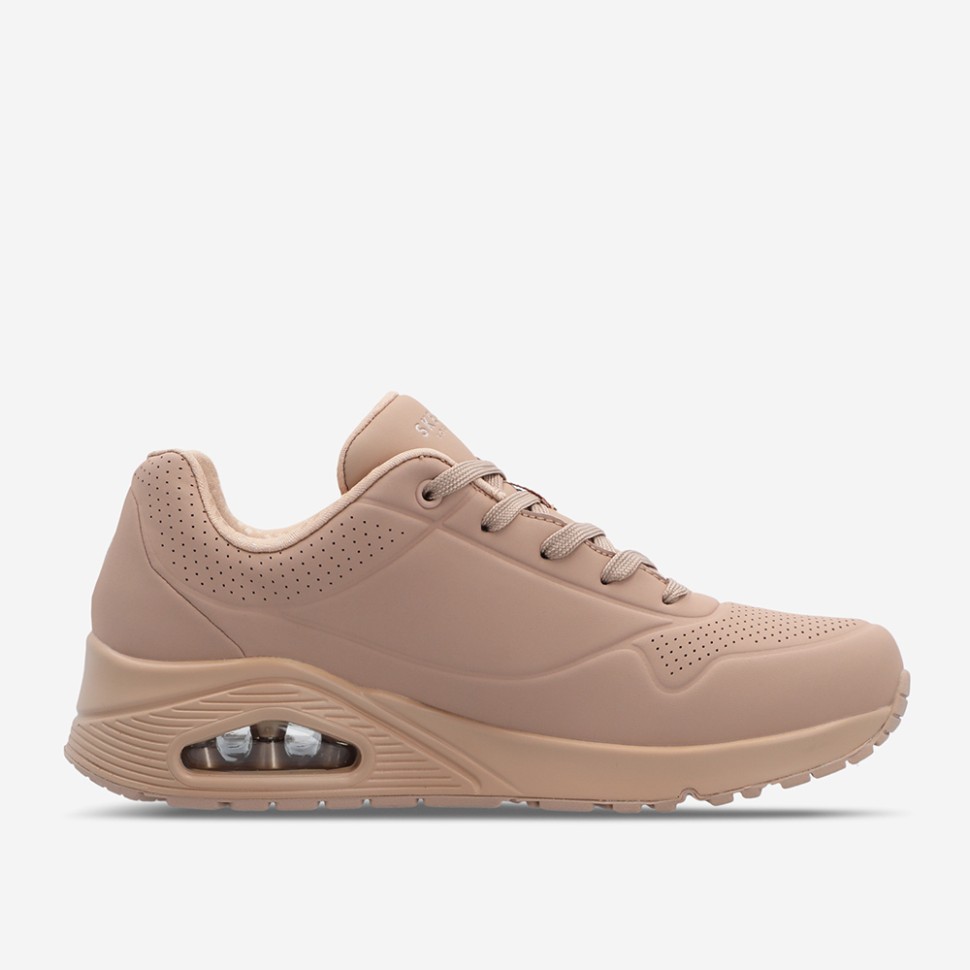 Кроссовки женские Skechers Uno - Stand On Air бежевые 73690 SND изображение 4
