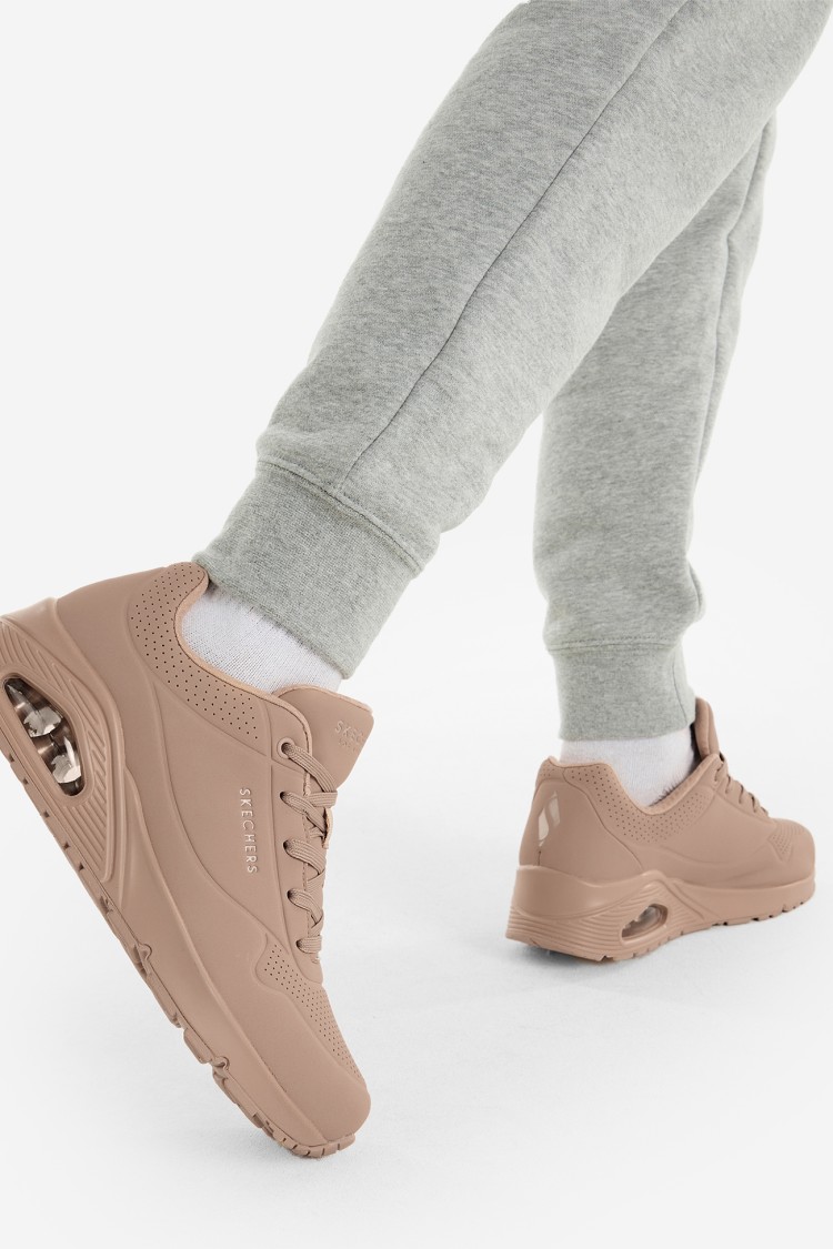 Кроссовки женские Skechers Uno - Stand On Air бежевые 73690 SND изображение 7