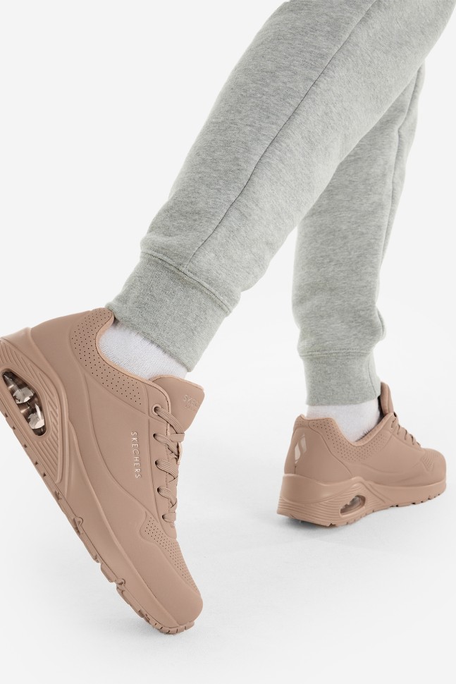 Кроссовки женские Skechers Uno - Stand On Air бежевые 73690 SND изображение 7