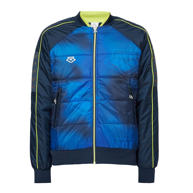 Куртка чоловіча Arena Quilted Bomber Team Синій 004838-777  изображение 1