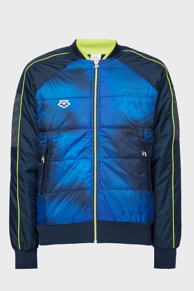 Куртка чоловіча Arena Quilted Bomber Team Синій 004838-777  изображение 2