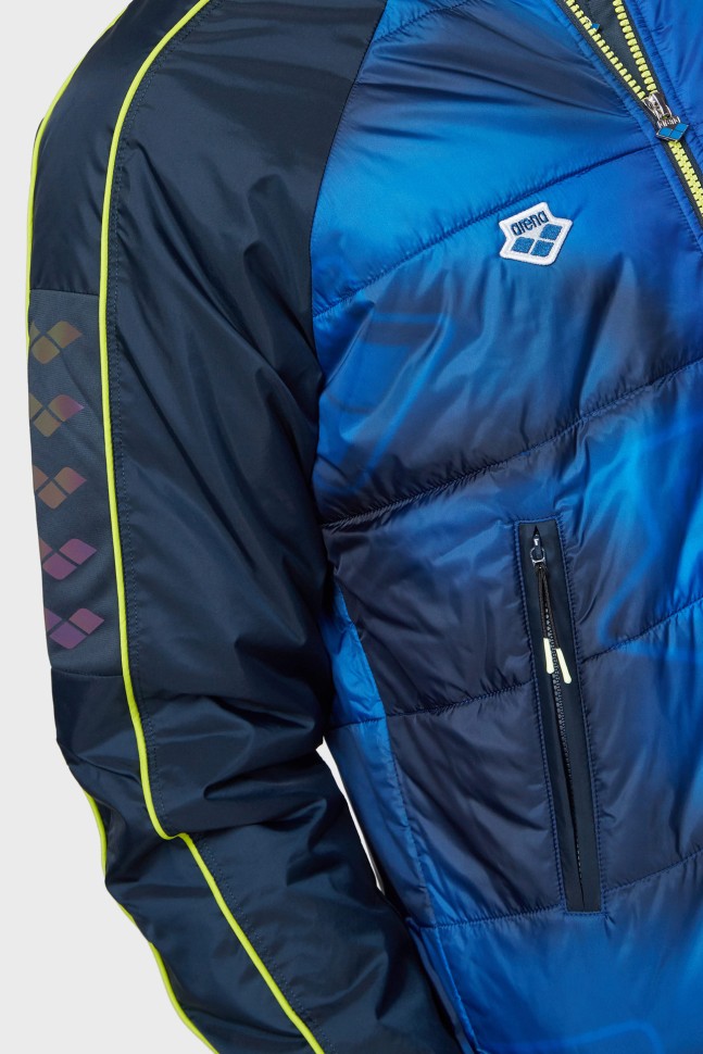 Куртка чоловіча Arena Quilted Bomber Team Синій 004838-777  изображение 4