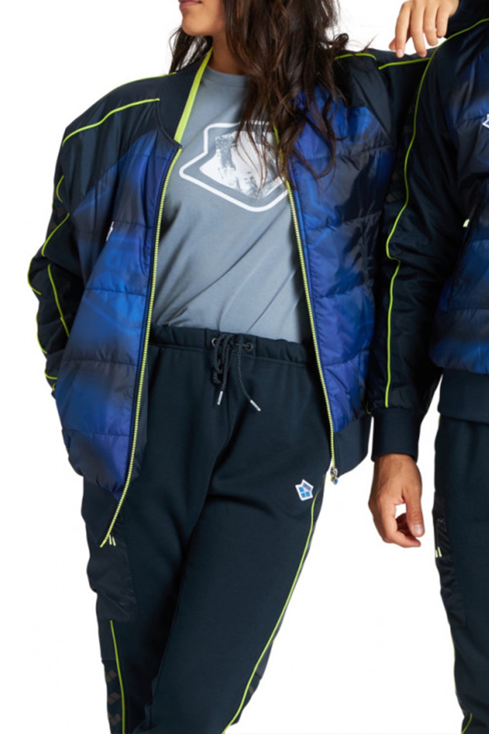 Куртка чоловіча Arena Quilted Bomber Team Синій 004838-777 — фото 6