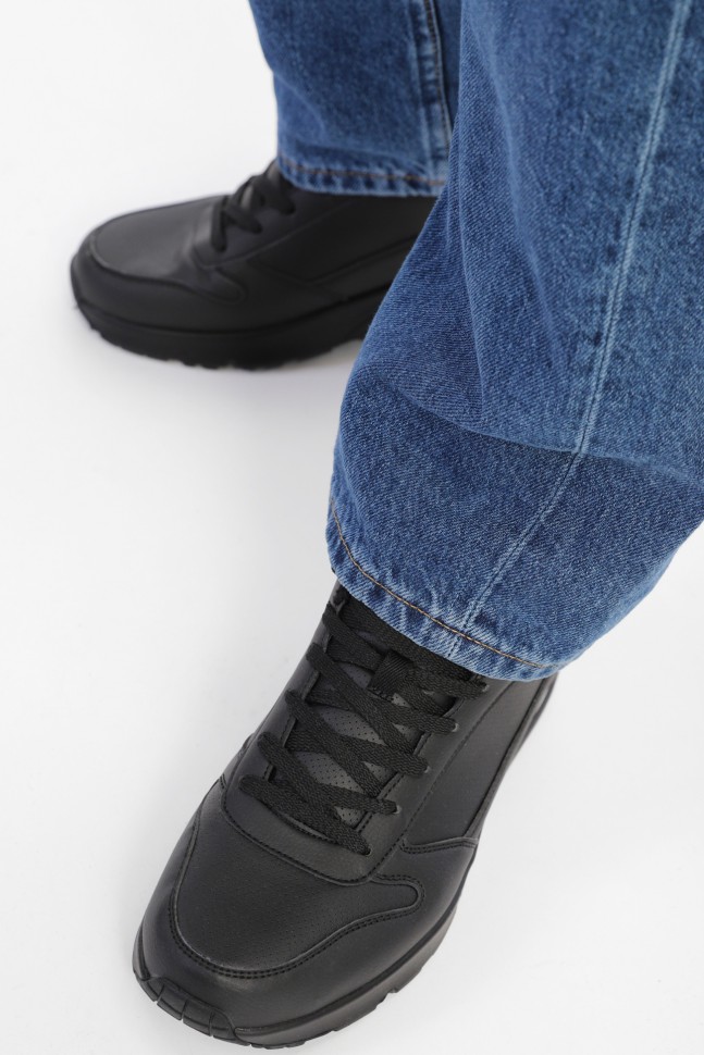 Кроссовки мужские Skechers Uno черные 232152 BBK изображение 6