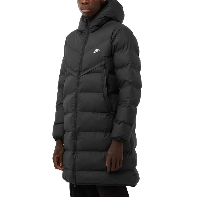 Куртка чоловіча Nike M Nk Sf Wr Pl-Fld Hd Parka чорна DR9609-010 изображение 1