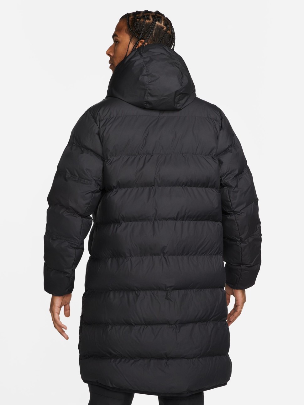 Куртка мужская Nike M Nk Sf Wr Pl-Fld Hd Parka черная DR9609-010 — фото 8
