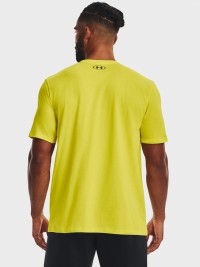 Футболка мужская Under Armour UA TEAM ISSUE WORDMARK SS желтая 1329582-799 изображение 4