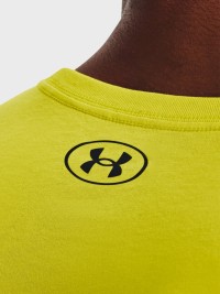 Футболка мужская Under Armour UA TEAM ISSUE WORDMARK SS желтая 1329582-799 изображение 5