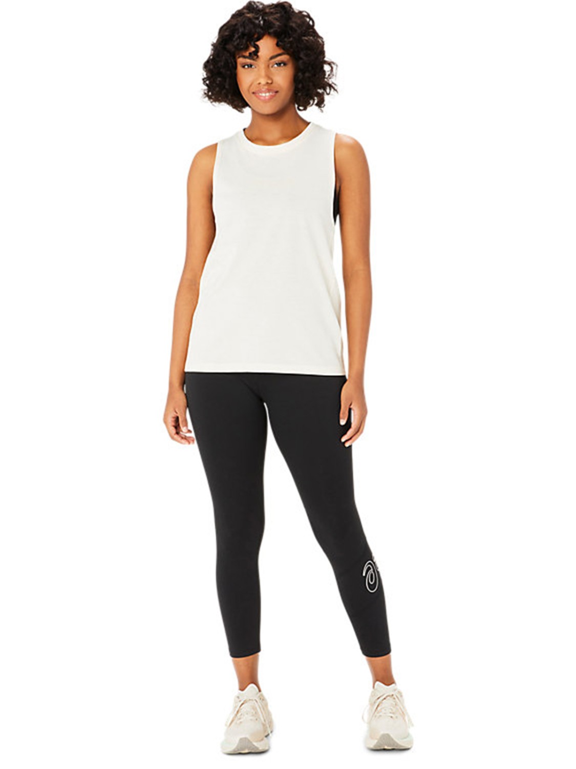 Леггинсы женские Asics ASICS LOGO 7/8 TIGHT черные 2032C943-001 изображение 6