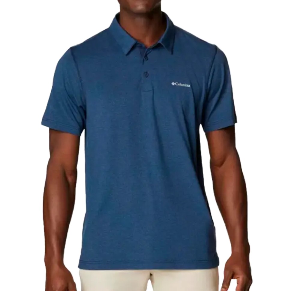 Поло чоловіче Columbia TECH TRAIL™ POLO синє 1768701-465 изображение 1