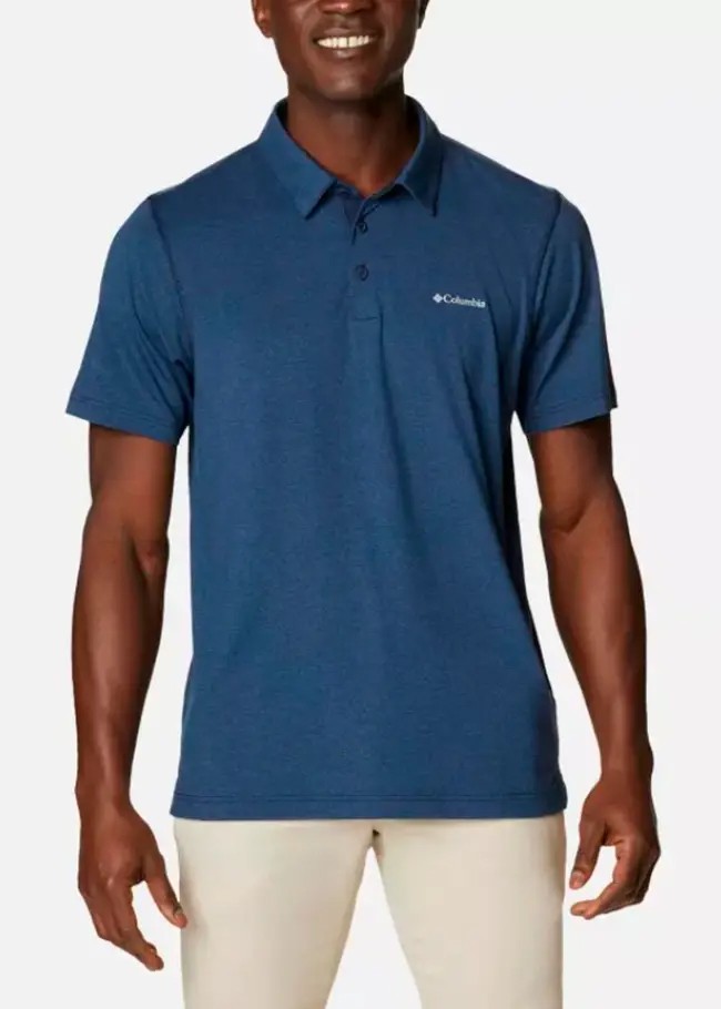 Поло чоловіче Columbia TECH TRAIL™ POLO синє 1768701-465 изображение 2