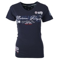 Футболка жіноча Geographical Norway синя SQ642F-450 изображение 1