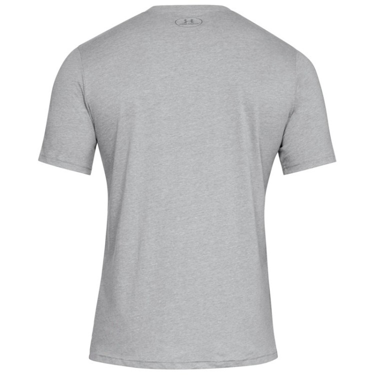 Футболка мужская Under Armour Boxed Sportstyle SS серая 1329581-035 изображение 2