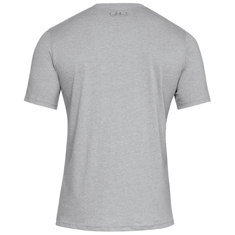 Футболка мужская Under Armour Boxed Sportstyle SS серая 1329581-035 изображение 2