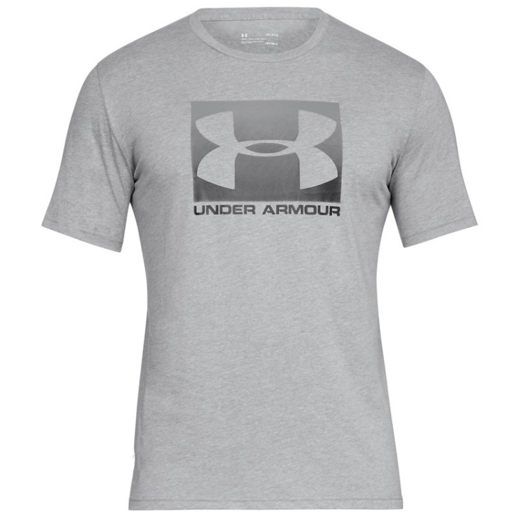 Футболка мужская Under Armour Boxed Sportstyle SS серая 1329581-035 изображение 1