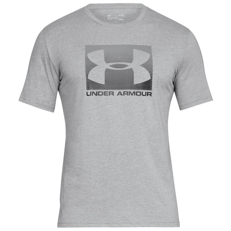 Футболка мужская Under Armour Boxed Sportstyle SS серая 1329581-035 — Sport City Футболка мужская Under Armour Boxed Sportstyle SS серая 1329581-035