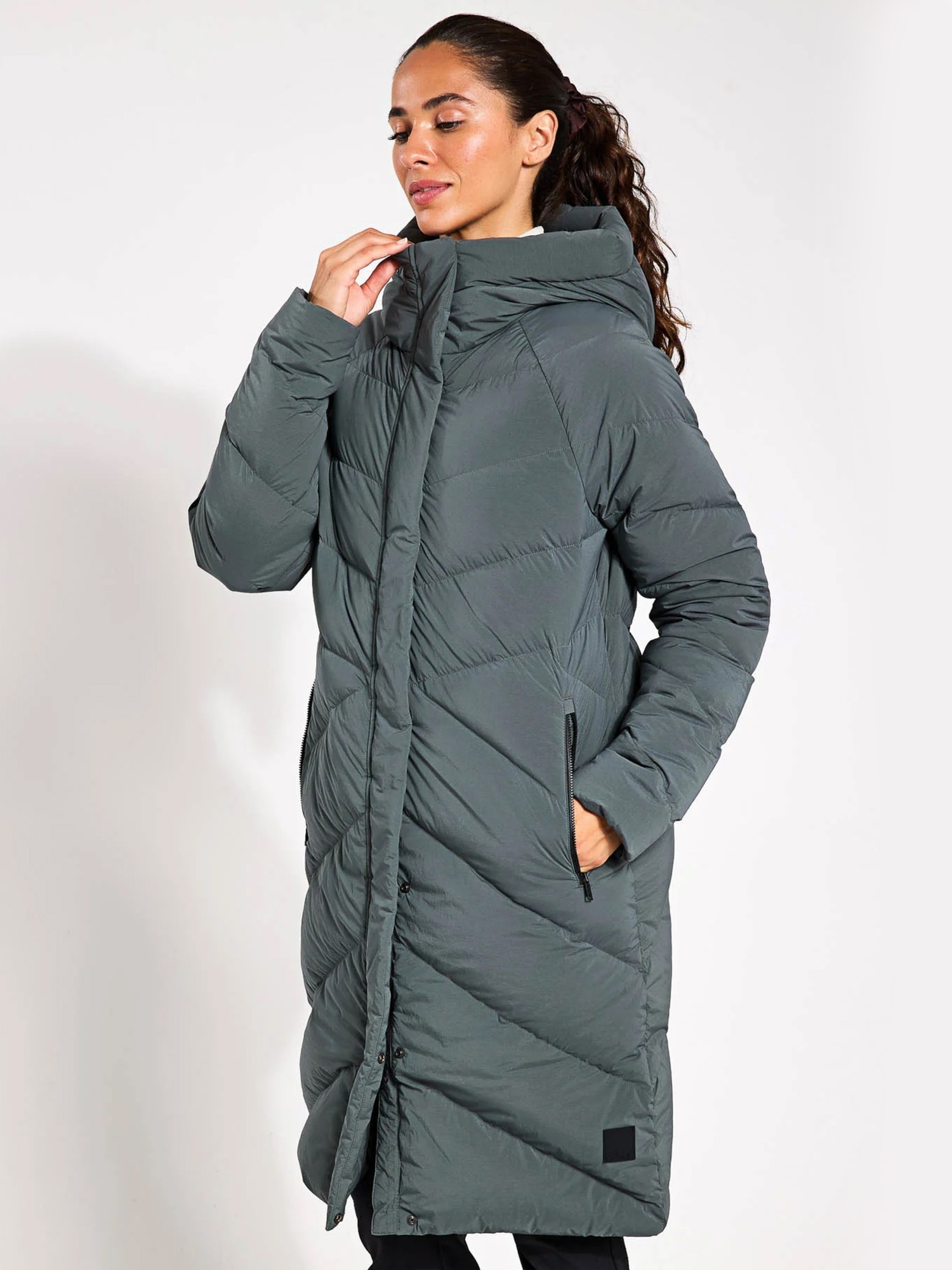Куртка женская Jack Wolfskin MARIENPLATZ COAT W зеленая 1206971-4136 изображение 2