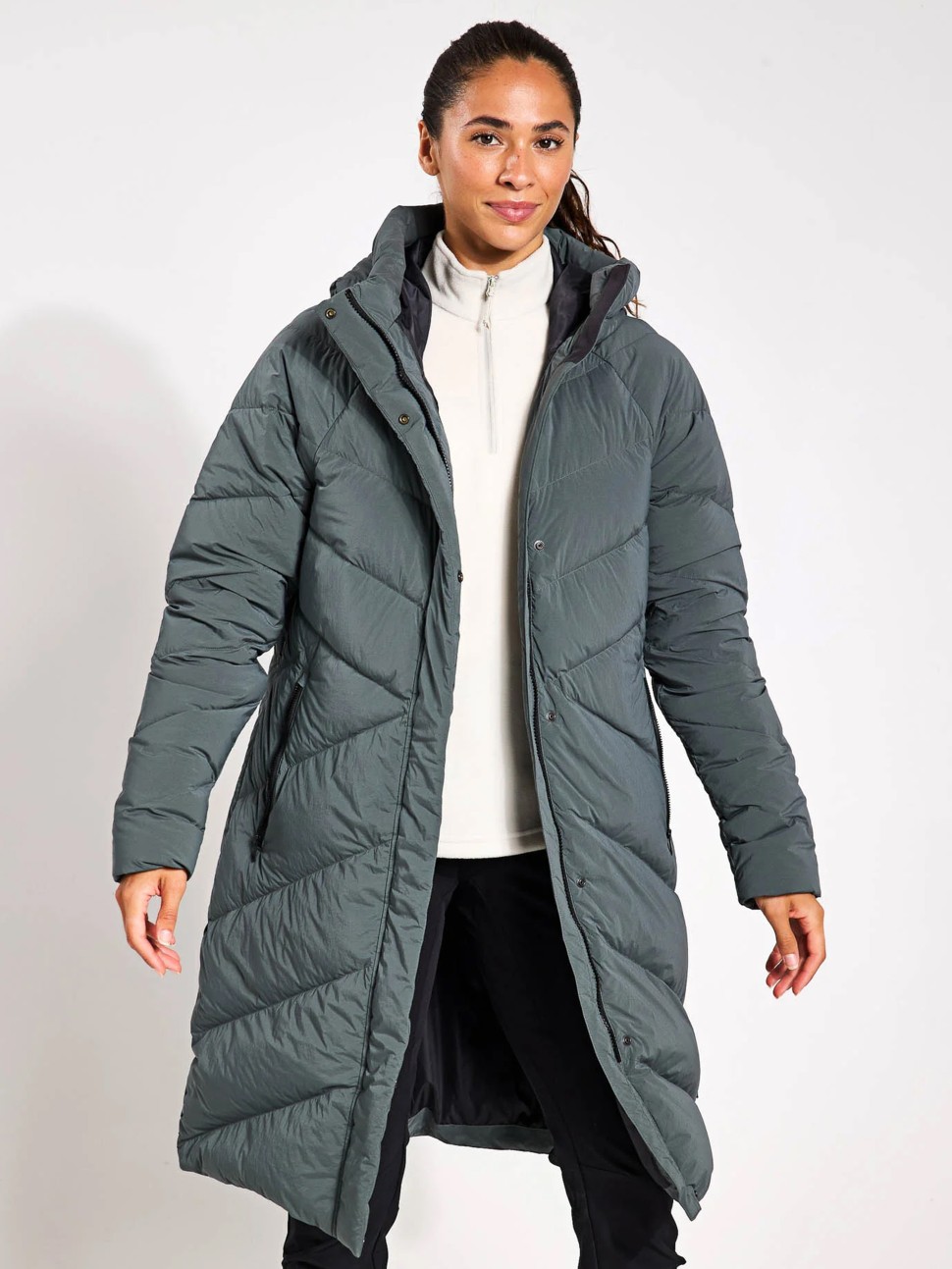 Куртка жіноча Jack Wolfskin MARIENPLATZ COAT W зелена 1206971-4136 — фото 4