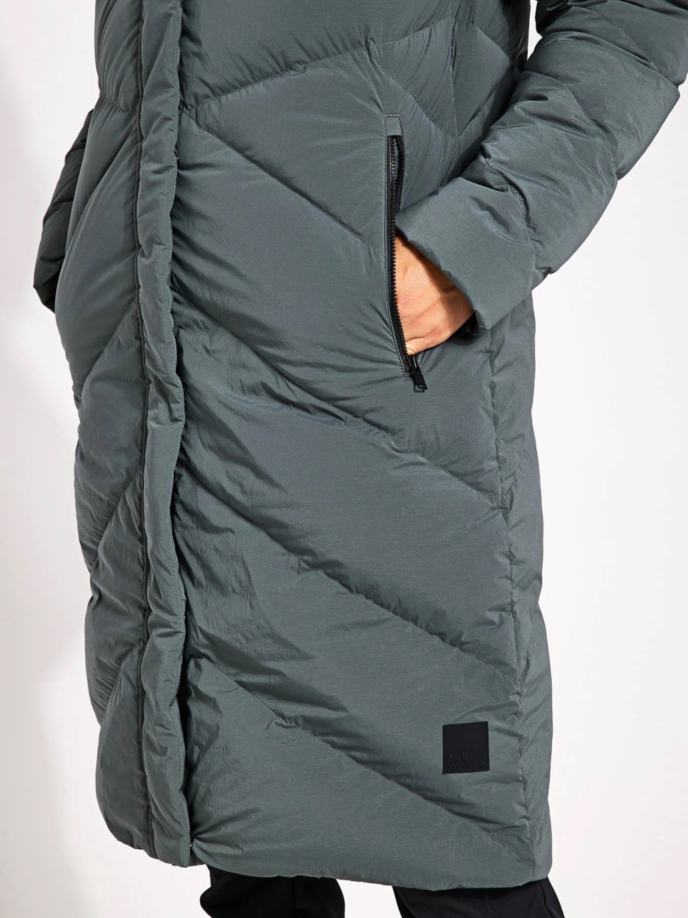 Куртка жіноча Jack Wolfskin MARIENPLATZ COAT W зелена 1206971-4136 — фото 5