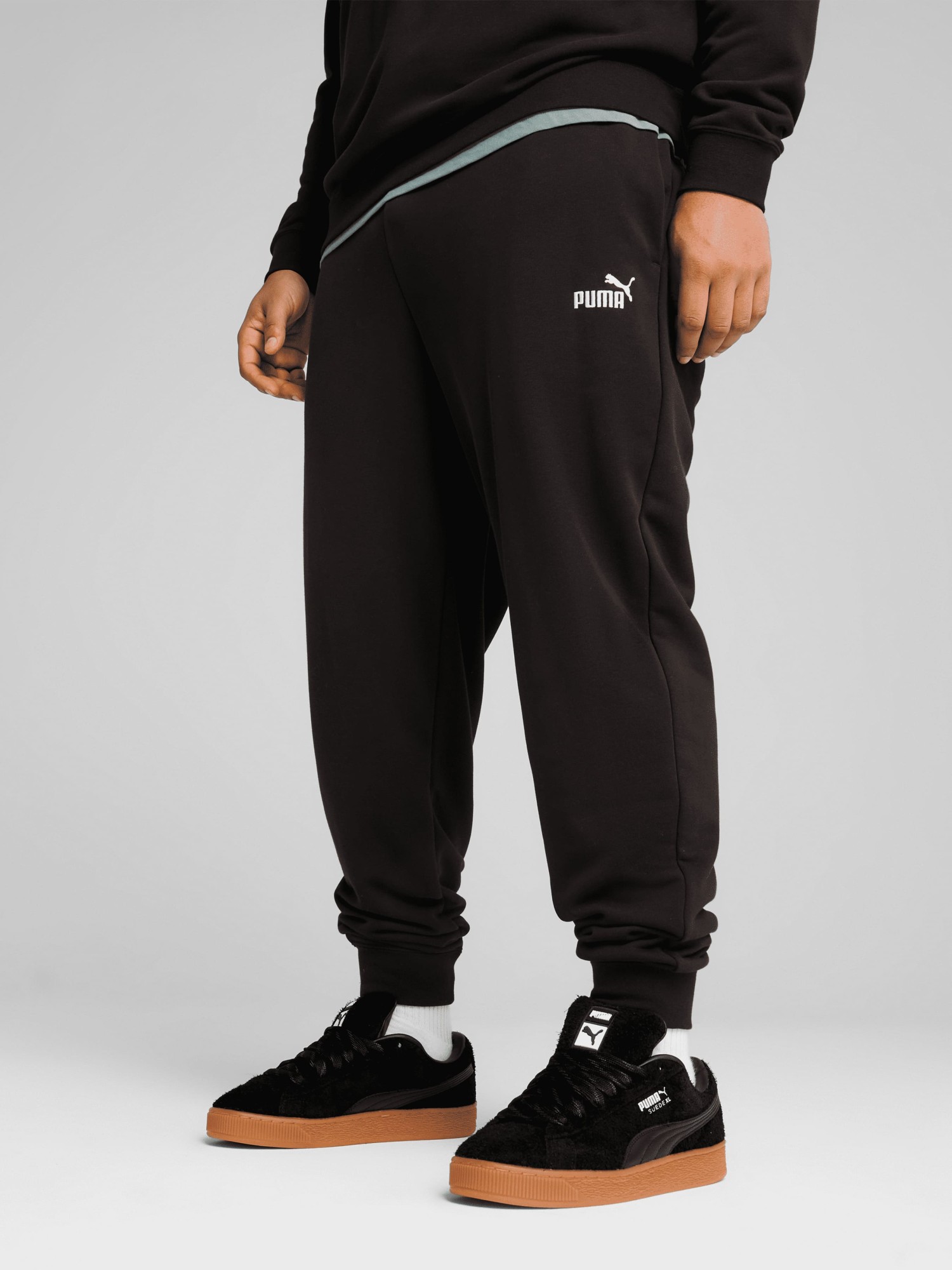 Брюки мужские Puma ESS No. 1 Logo Sweatpants черные 68260801 изображение 2