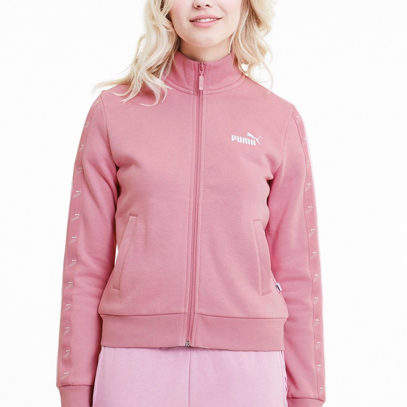 Толстовка женская Puma Amplified Track Jacket Fl розовая 58362216 — фото 3