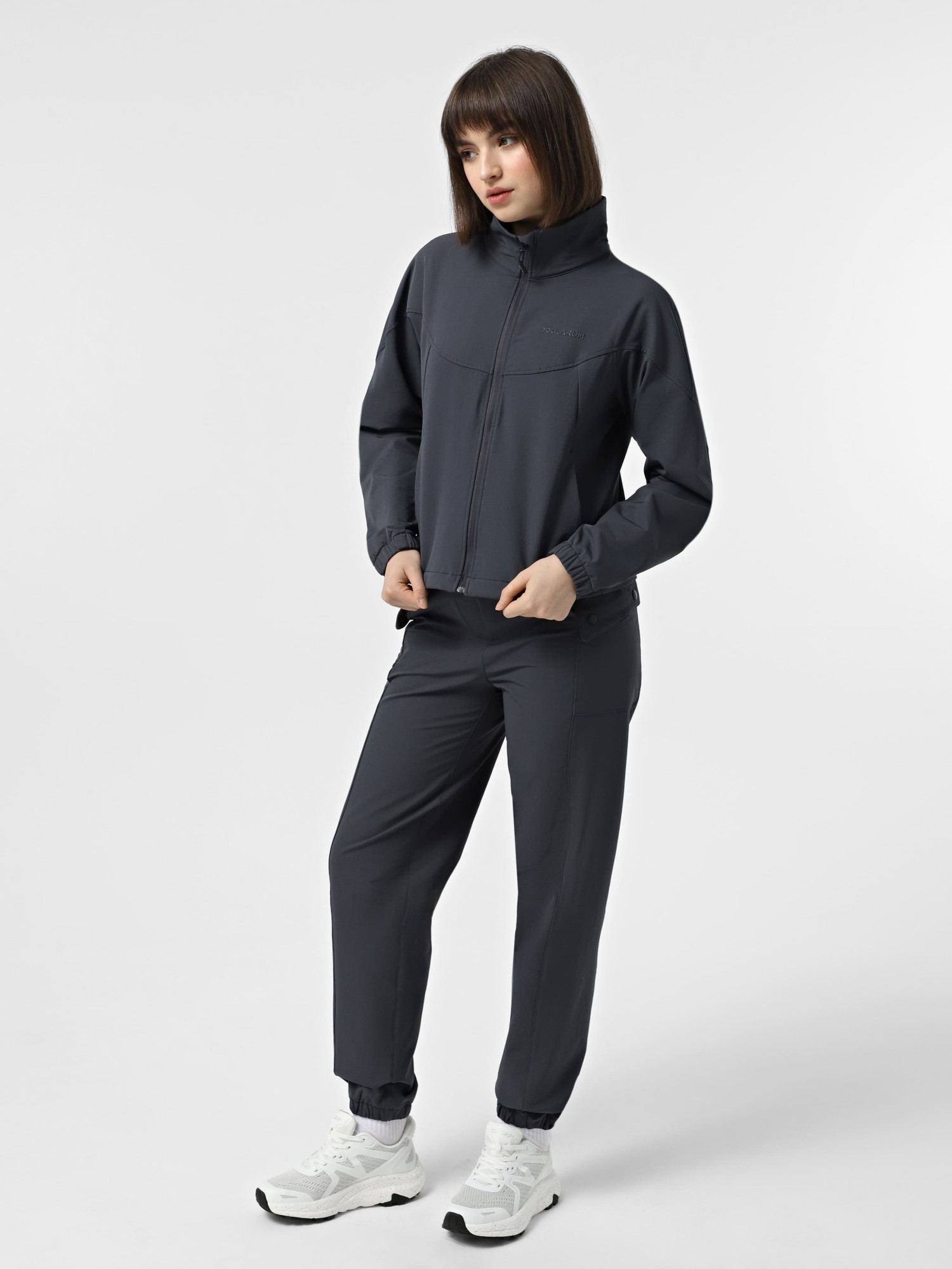 Вітрівка жіноча Larum Rylan темно-сіра 172518-020 изображение 2