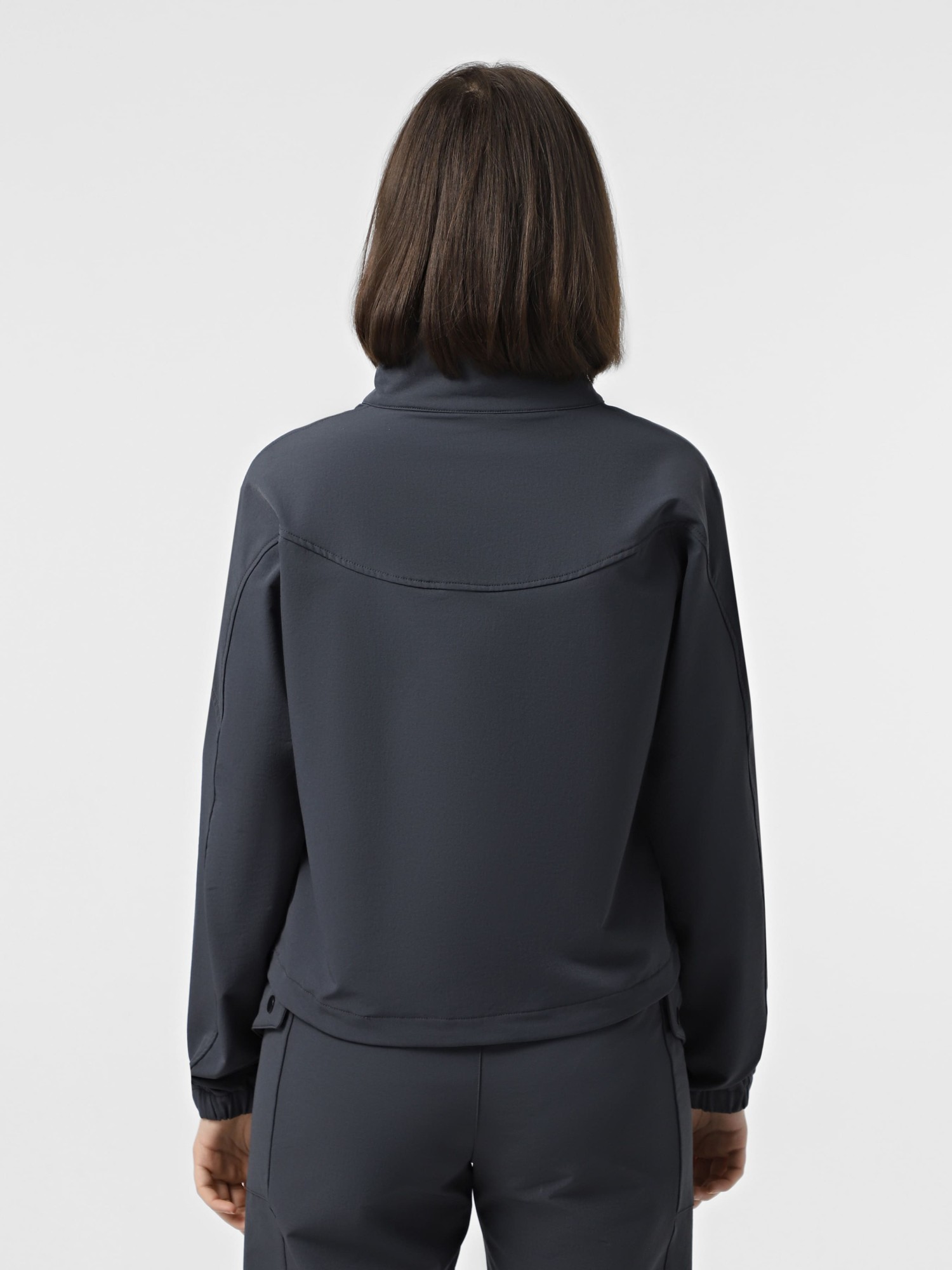 Вітрівка жіноча Larum Rylan темно-сіра 172518-020 изображение 4