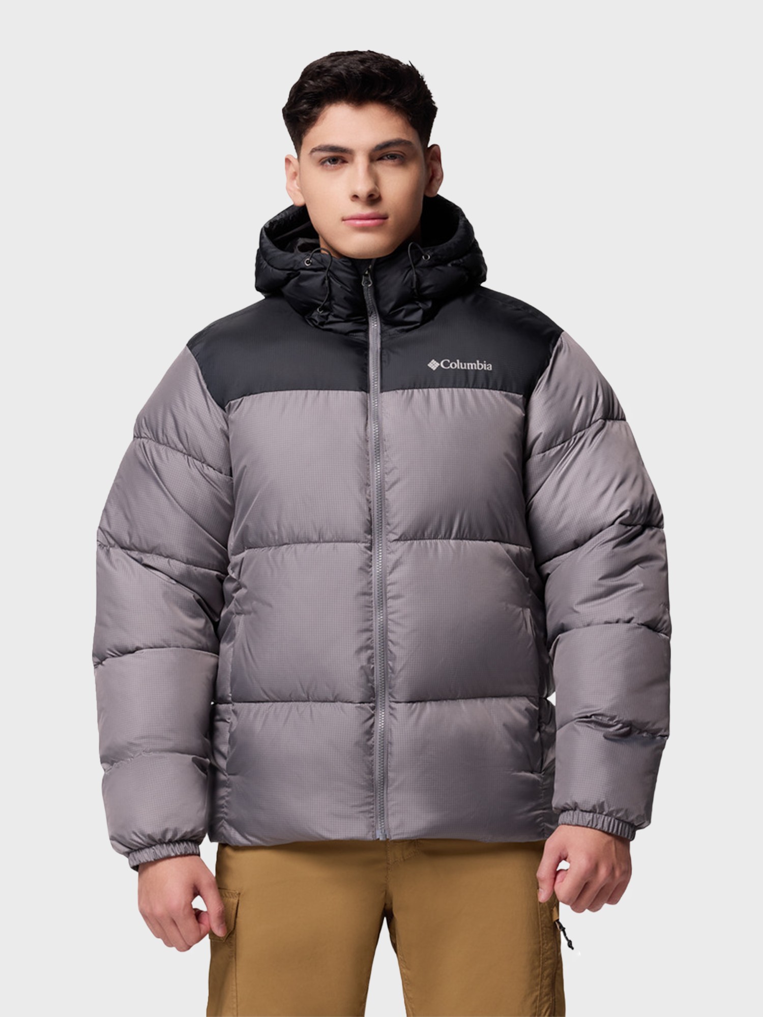 Куртка чоловіча Columbia Puffect™ II Hooded Jacket темно-сіра 2086851-023 изображение 2