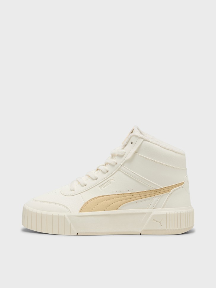Кросівки жіночі Puma Carina Mia Mid WTR молочні 40358402 изображение 3