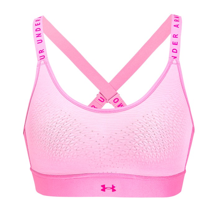 Бра жіночий Under Armour Ua Infinity Mid Bra рожевий 1351990-680 — фото 1