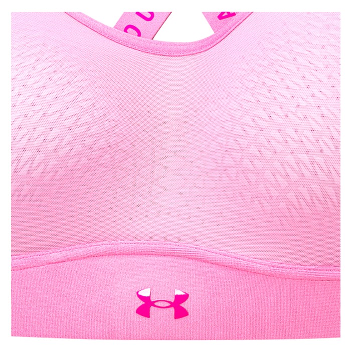 Бра  женский Under Armour Ua Infinity Mid Bra розовый 1351990-680 изображение 3