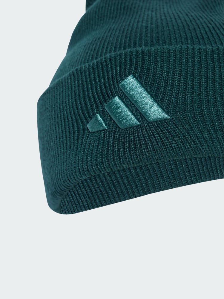 Шапка  Adidas NEW LOG BEA CUF зелена JX5747 изображение 4