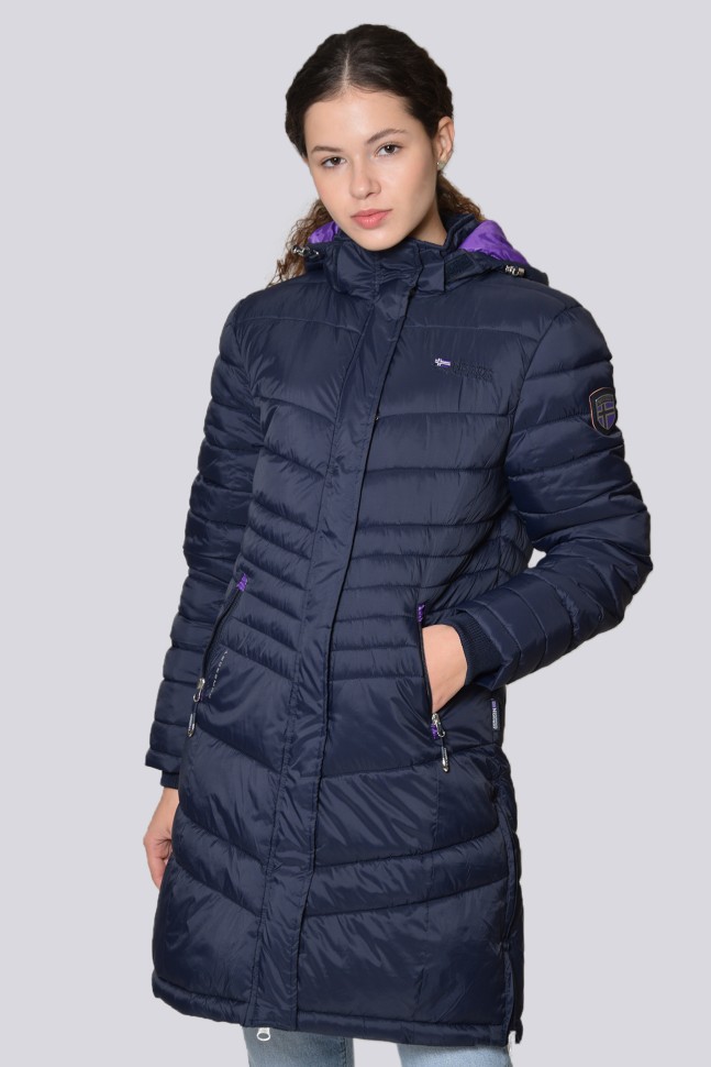 Куртка женская Geographical Norway синяя WR607F-450 изображение 2