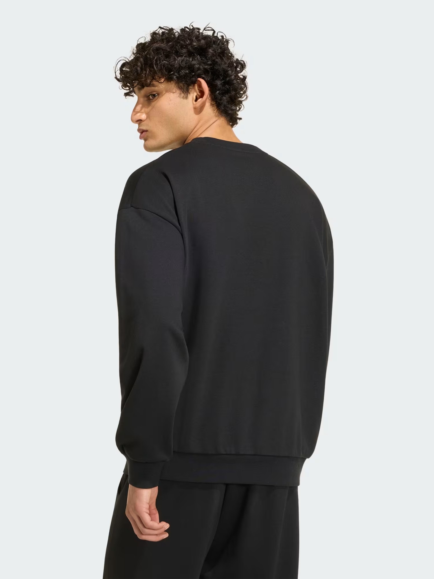 Толстовка мужская Adidas M COLL FT CRW черная KF4252 изображение 3