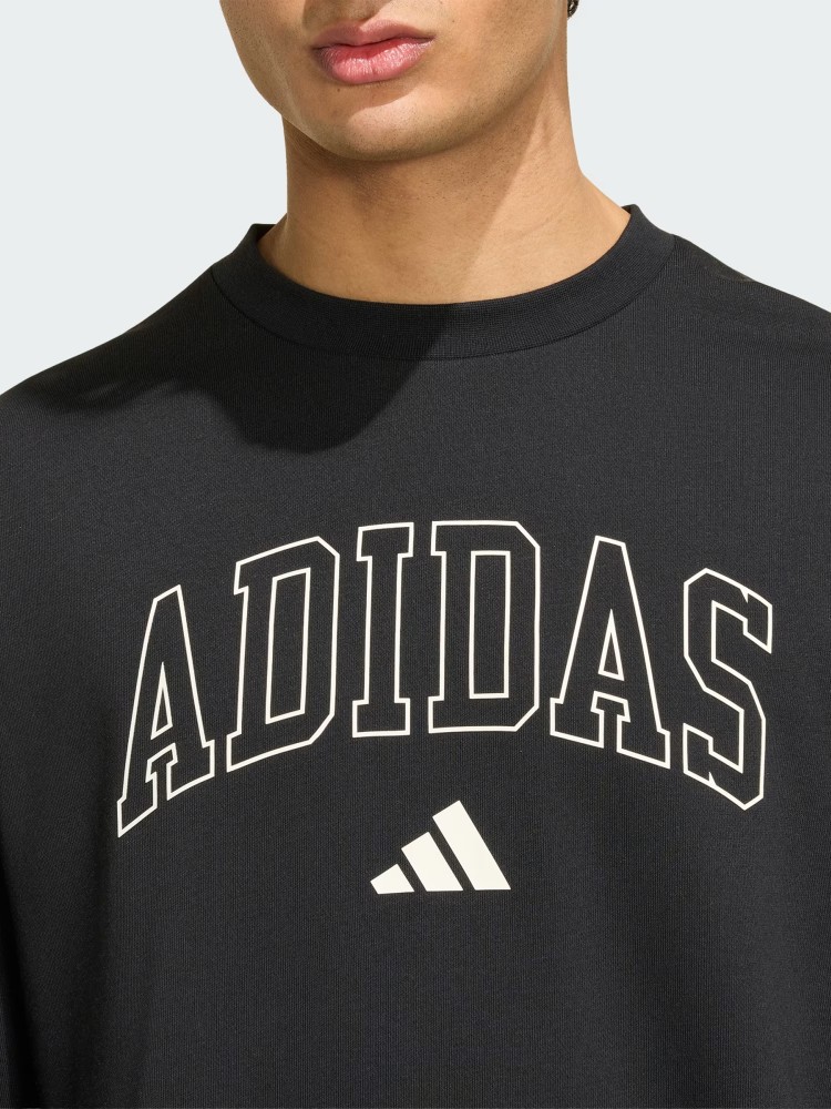 Толстовка мужская Adidas M COLL FT CRW черная KF4252 изображение 4