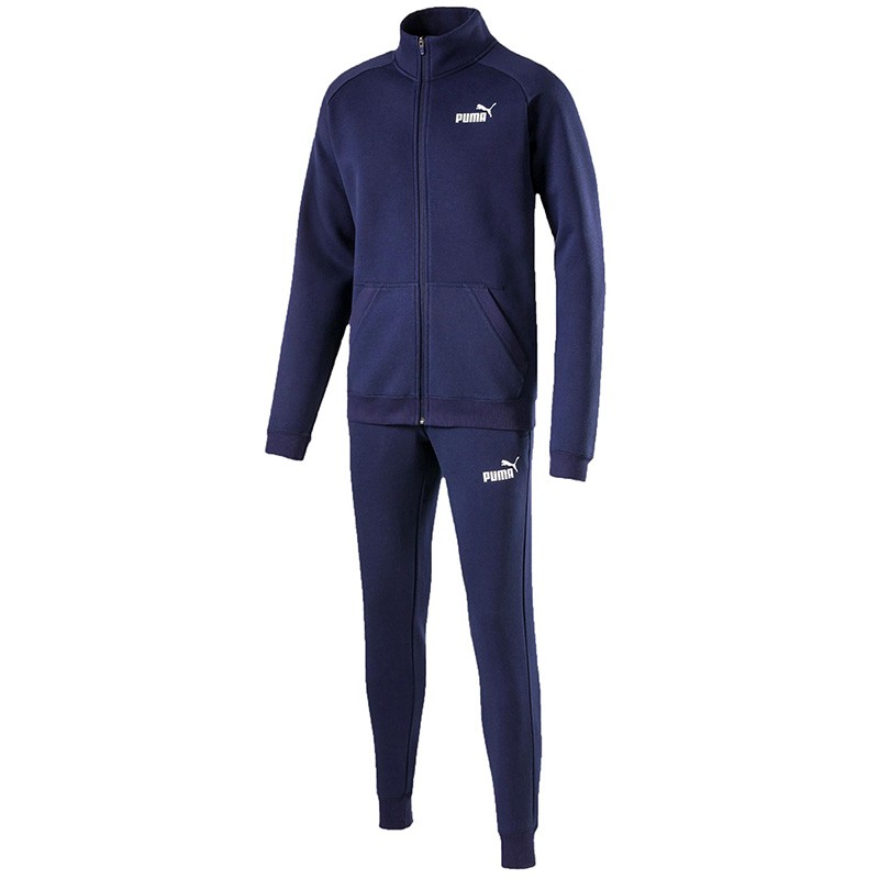Костюм мужской Puma CLEAN SWEAT SUIT CL синий 85409406 — фото 1