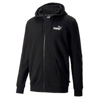 Толстовка мужская Puma Ess+ Tape Full-Zip Hoodie черная 84876801 изображение 1