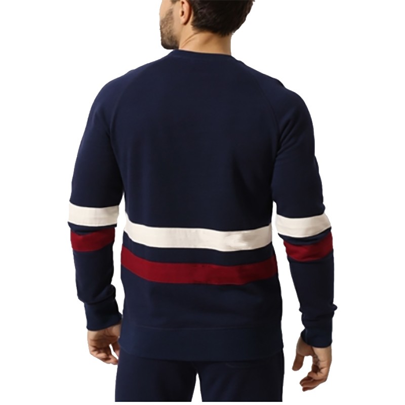 Толстовка мужская Reebok Chenille Crewneck синяя BK4933 — фото 2 — Sport City Толстовка мужская Reebok Chenille Crewneck синяя BK4933 — фото 2