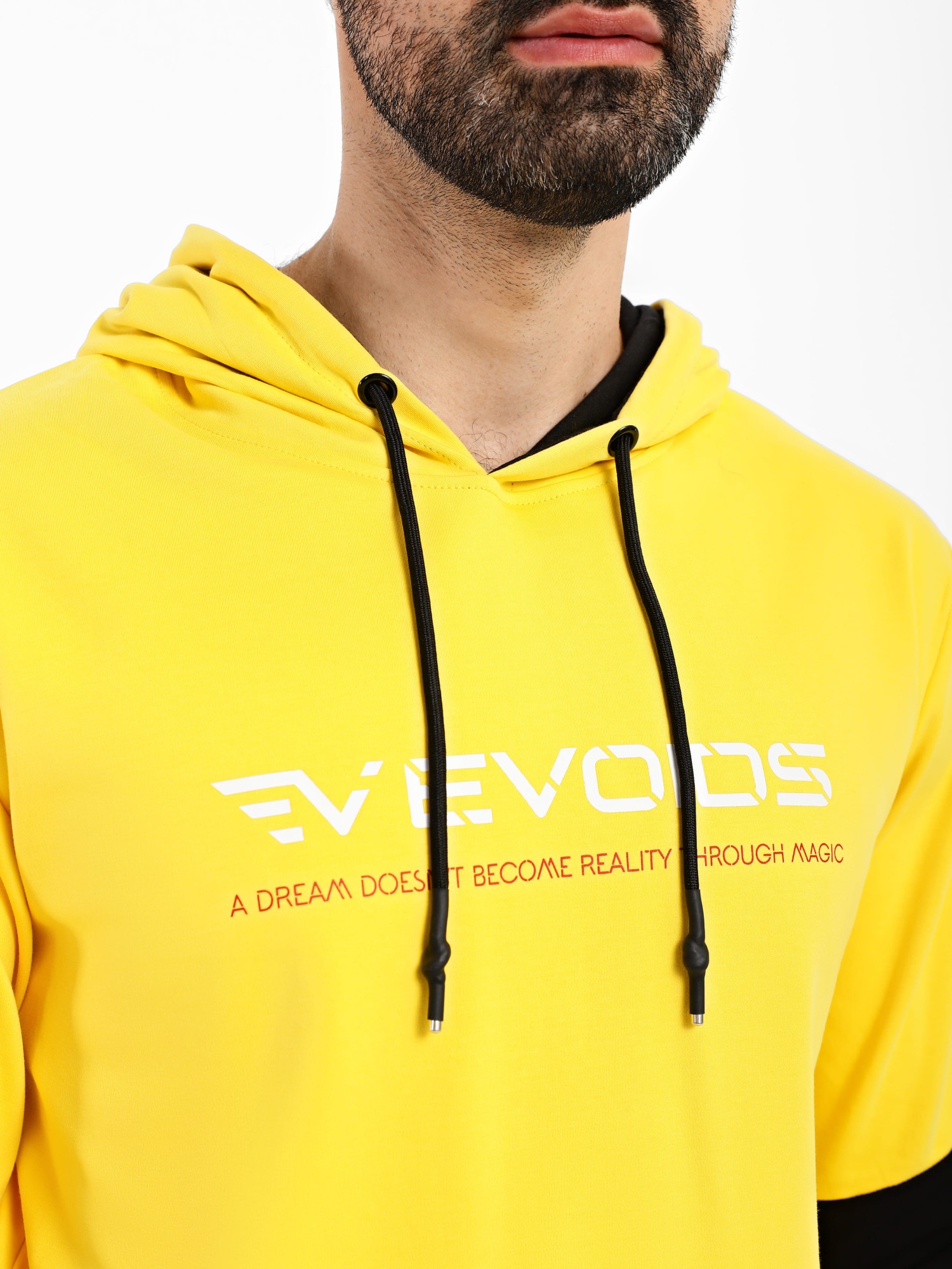 Толстовка мужская Evoids Alofi желтая 552249-710 изображение 3