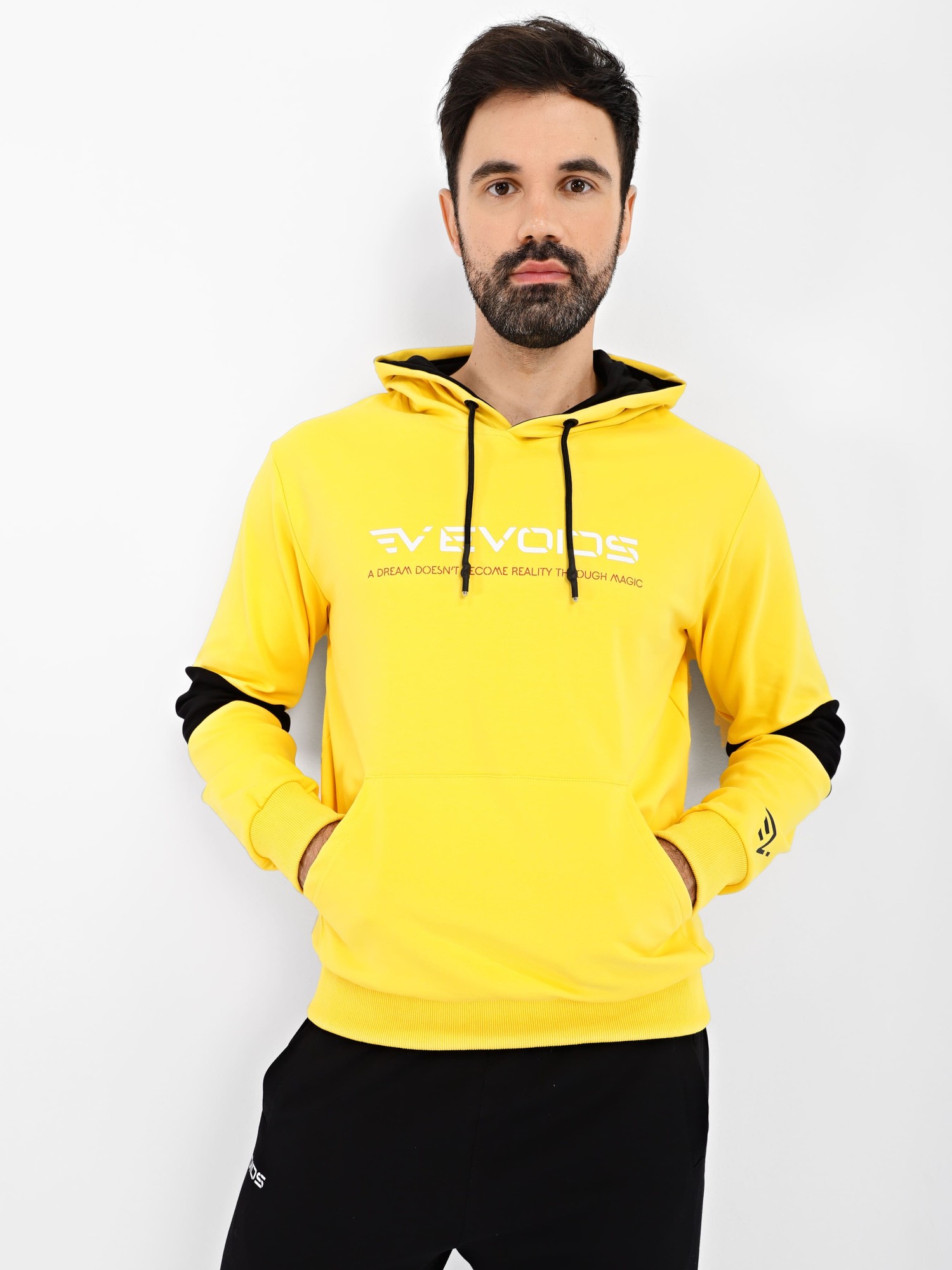 Толстовка мужская Evoids Alofi желтая 552249-710 изображение 5