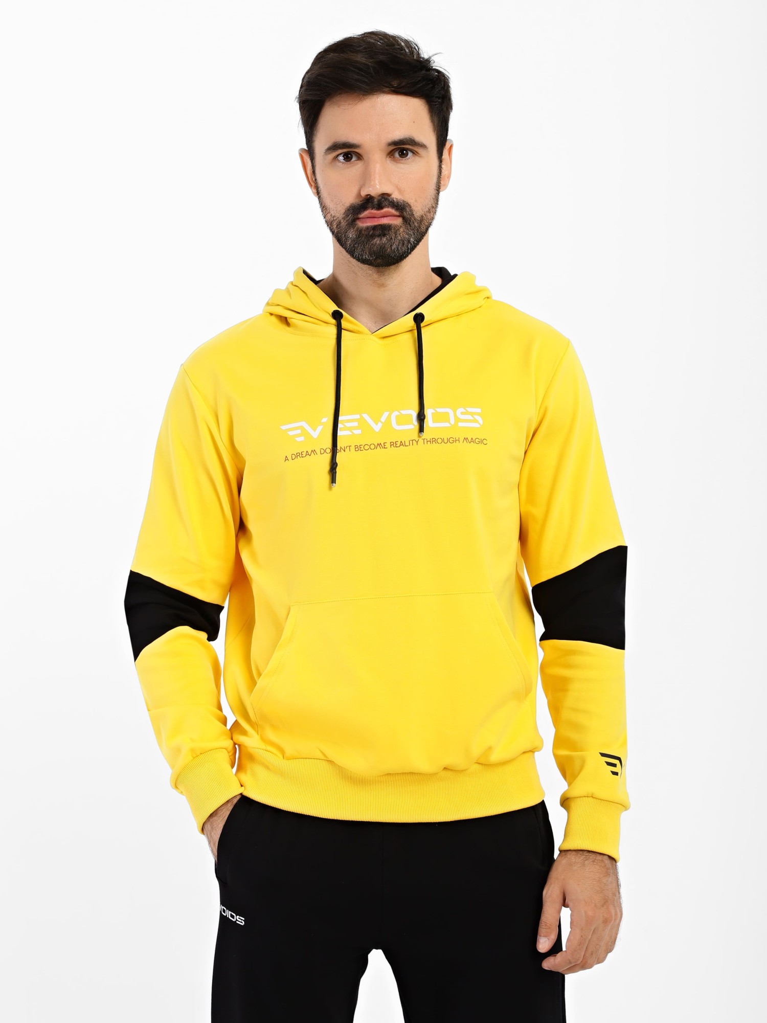 Толстовка мужская Evoids Alofi желтая 552249-710 изображение 6