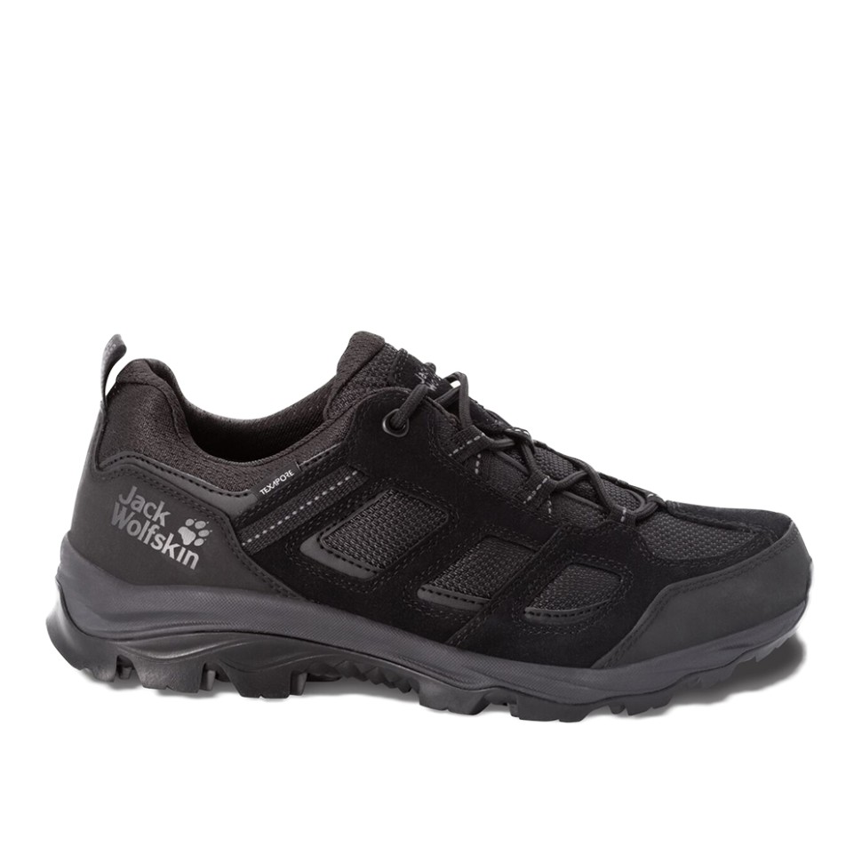 Напівчеревики чоловічі Jack Wolfskin VOJO 3 TEXAPORE LOW M чорні 4042441-6000 — фото 1