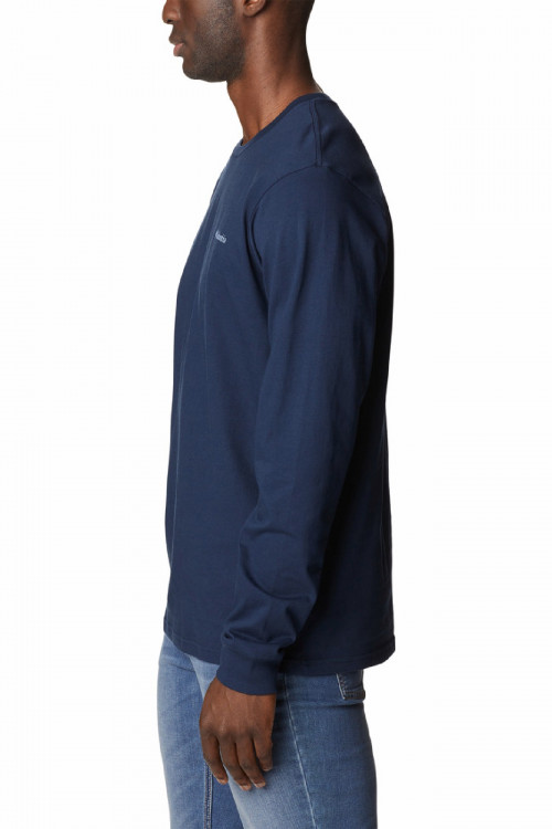 Лонгслів чоловічий Columbia Explorers Canyon™ Long Sleeve T-Shirt синій 2054551-464 изображение 2