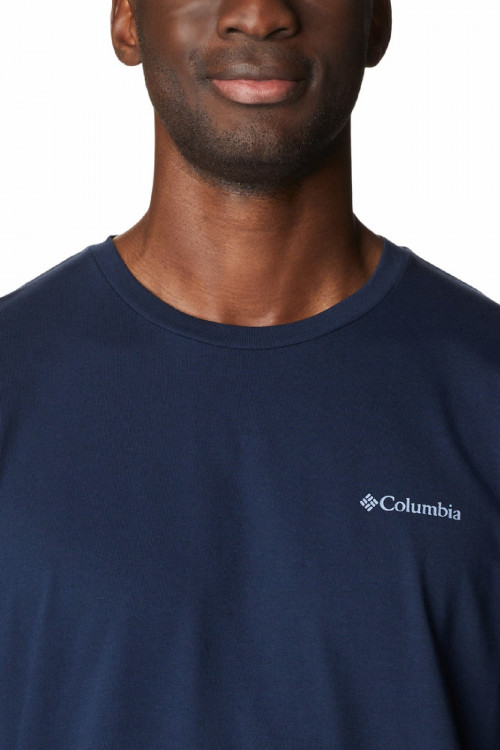 Лонгслив мужской Columbia Explorers Canyon™ Long Sleeve T-Shirt синий 2054551-464 изображение 3