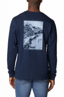 Лонгслив мужской Columbia Explorers Canyon™ Long Sleeve T-Shirt синий 2054551-464 изображение 5